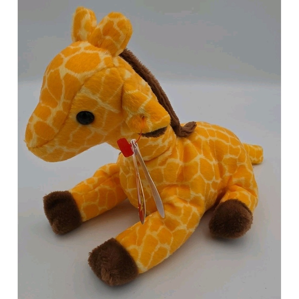 Ty Beanie Baby Twigs the Giraffe 1995 Retired Plush Original Tags PVC Pellets